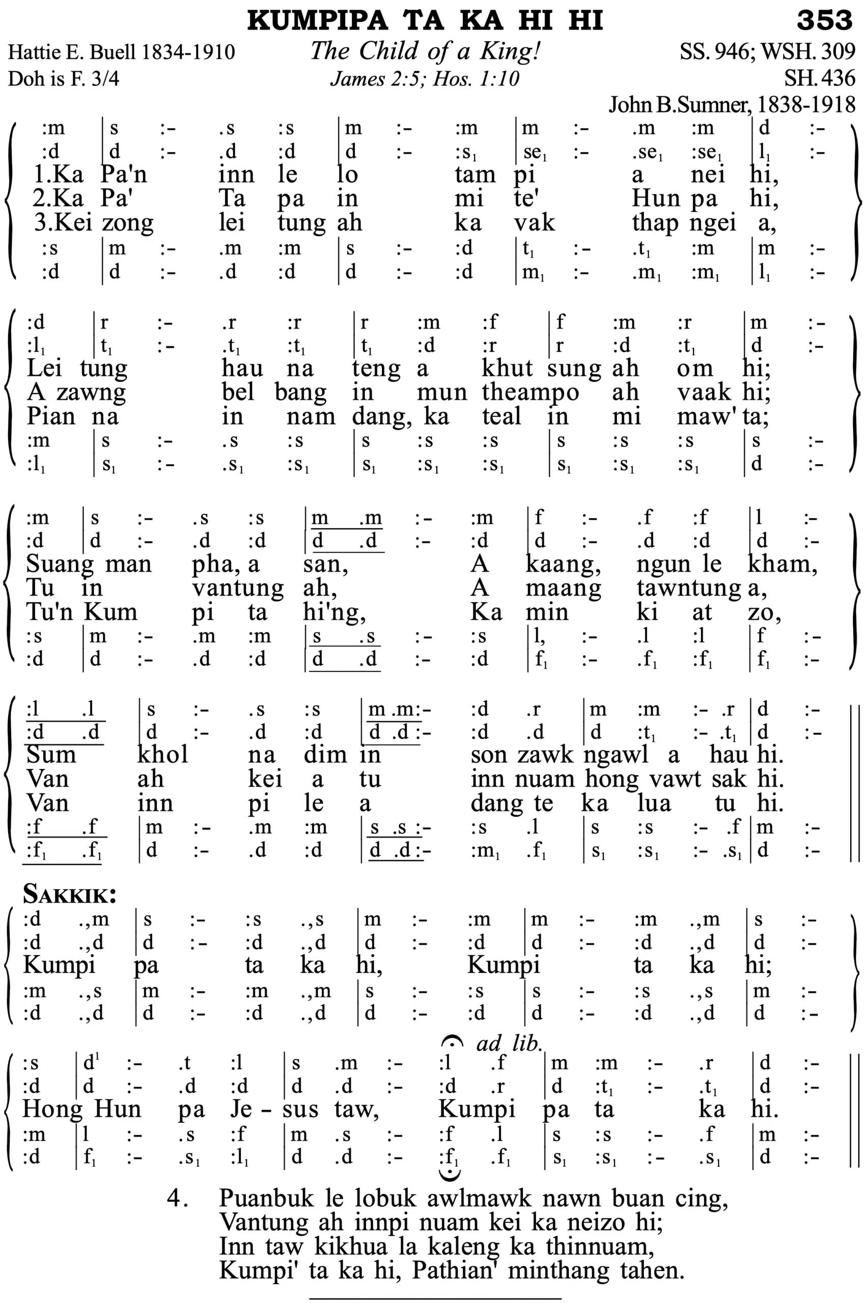 353 Kumpipa Ta Ka Hi Hi